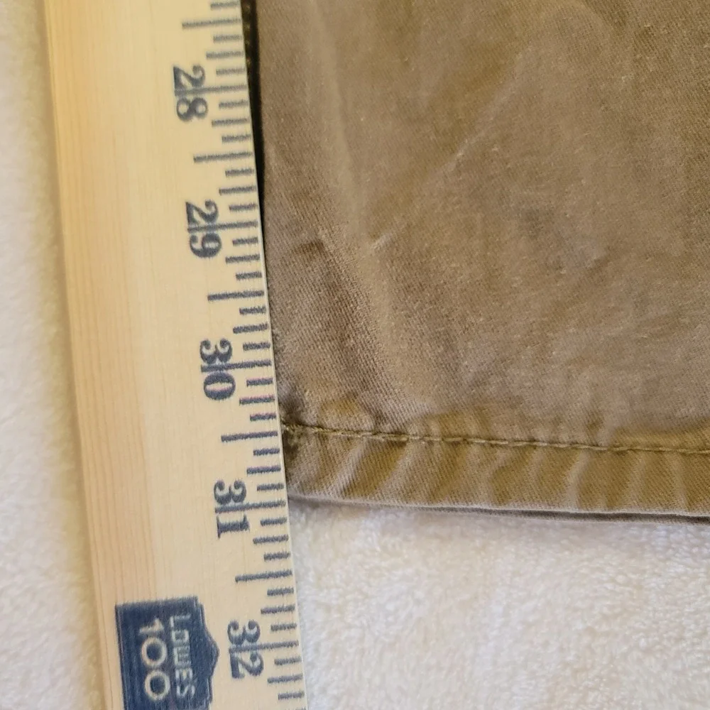 Levi's 508 Regular Taper Pants Mens 32x32 (34x31) Khaki Tan Cotton Blend Chino